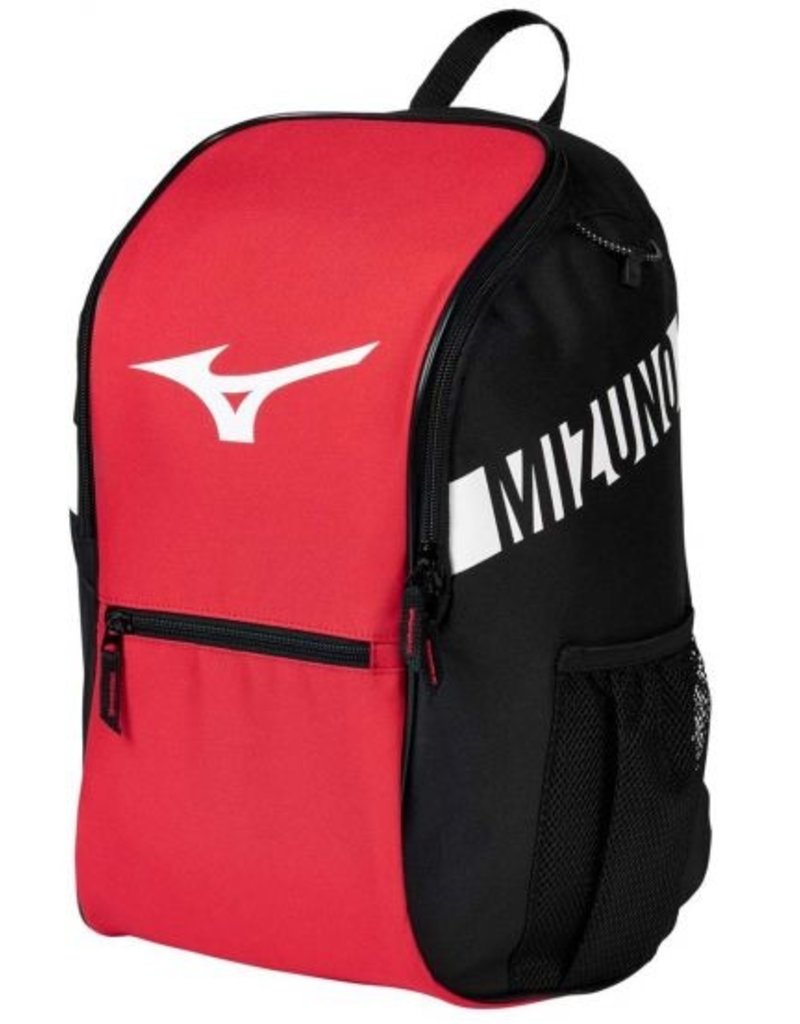 Large Main Compartment Youth Baseball and Youth Softball Bag 2 Sleeves for Bats or Water Bottles Valuables Compartment Mizuno Youth Future Backpack 