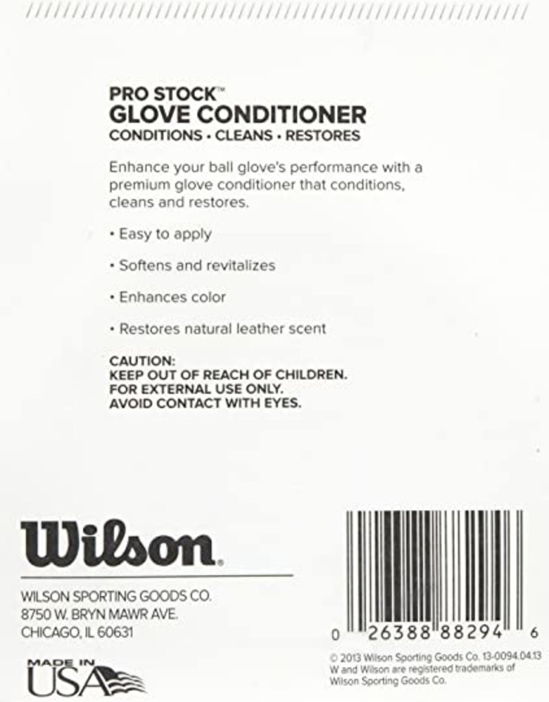 WILSON Wilson Pro Stock Glove Conditioner