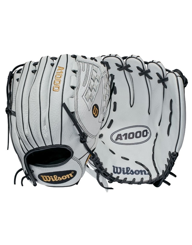 WILSON Wilson A1000 Fastpitch Glove V125 12.5 White/ White/ Black/ Blonde