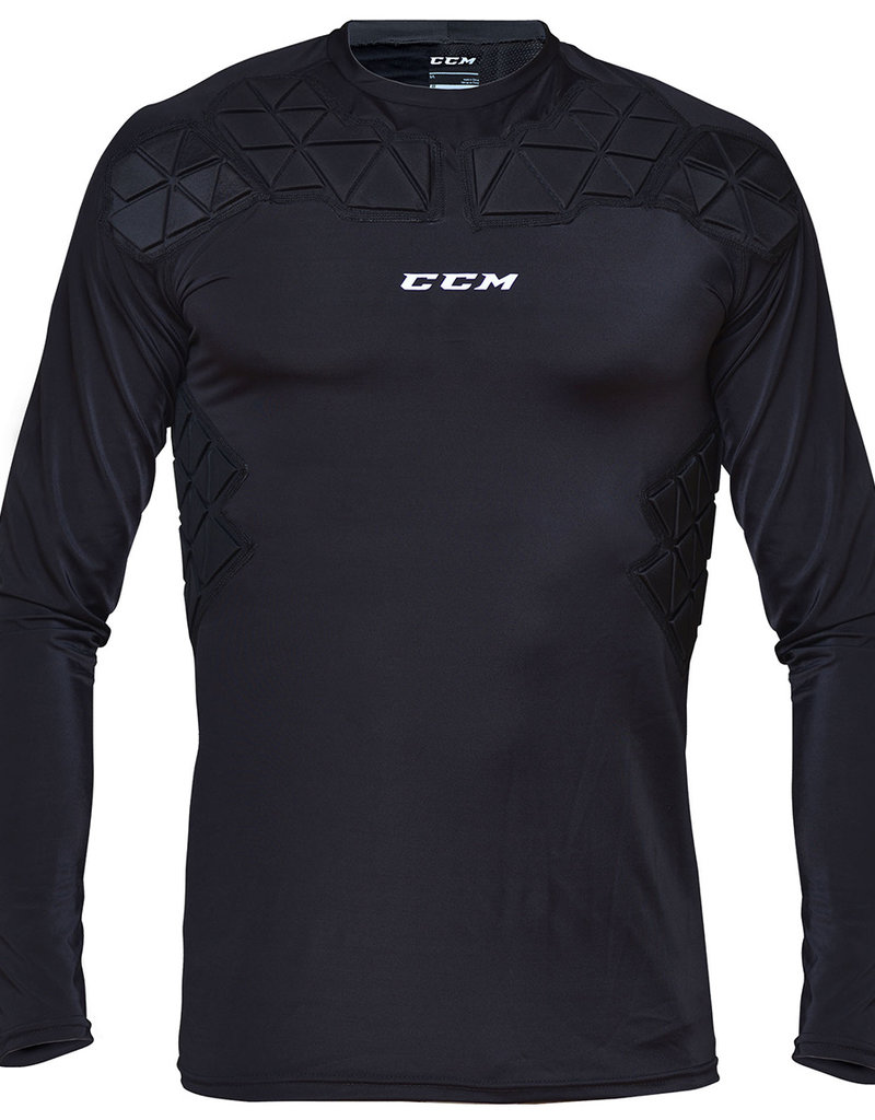 CCM Compression Long Sleeve Hockey Base Layer Top, Junior, Assorted Sizes