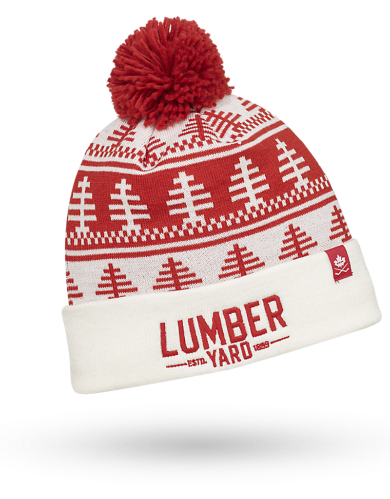 CCM HOCKEY CCM Holiday Lumber Yard Pom Knit Hat Adult HPM27B