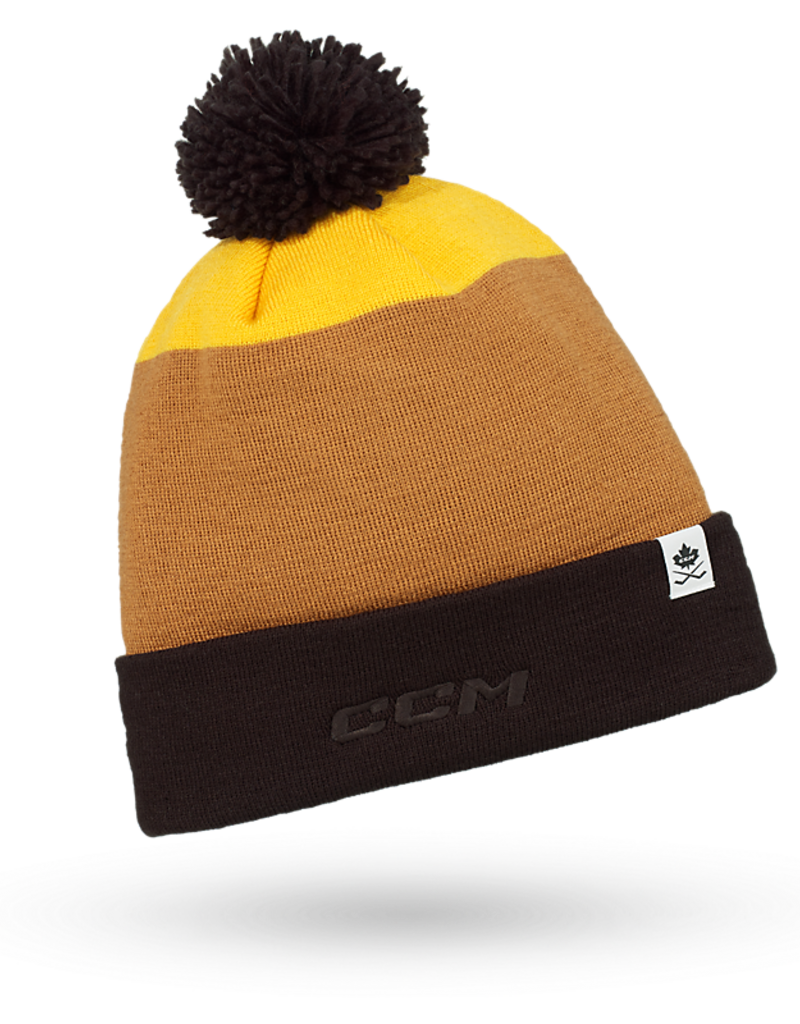 CCM HOCKEY CCM All Outside Pom Pom Knit Toque HPM26A