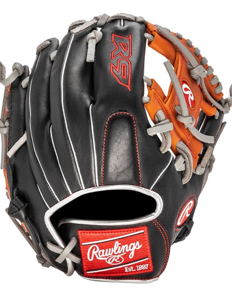 RAWLINGS Rawlings R9 ContoUR Fit 11.25" Youth Baseball Glove: R91125U-2BT
