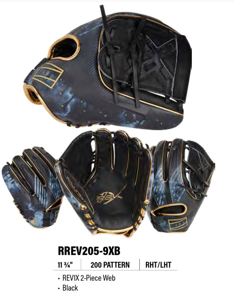 RAWLINGS Rawlings REV1X 11.75" Baseball Glove RREV205-9XB