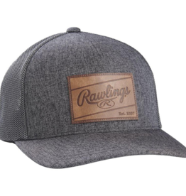 RAWLINGS Rawlings Leather Patch Mesh Snapback Hat: RSGLPH