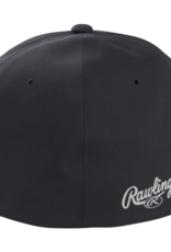 RAWLINGS Rawlings Gold Collection Black Flex Fit Hat: RSGLH-B