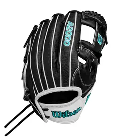WILSON WILSON A2000FP '25 H12 12" GLOVE BLACK/WHITE/TEAL RIGHT THROW