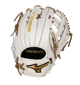 MIZUNO MIZUNO PRO SELECT GPSF-71D WHITE 12.5" FASTPTICH RIGHT THROW GLOVE
