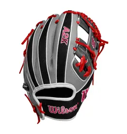 WILSON WILSON A2K '25 1786 W/SUPERSKIN GREY/BLACK/PINK 11.5" RIGHT THROW