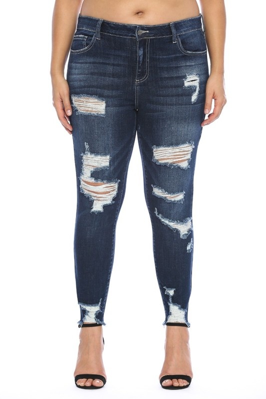 affordable distressed jeans
