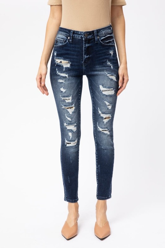 kancan leopard jeans