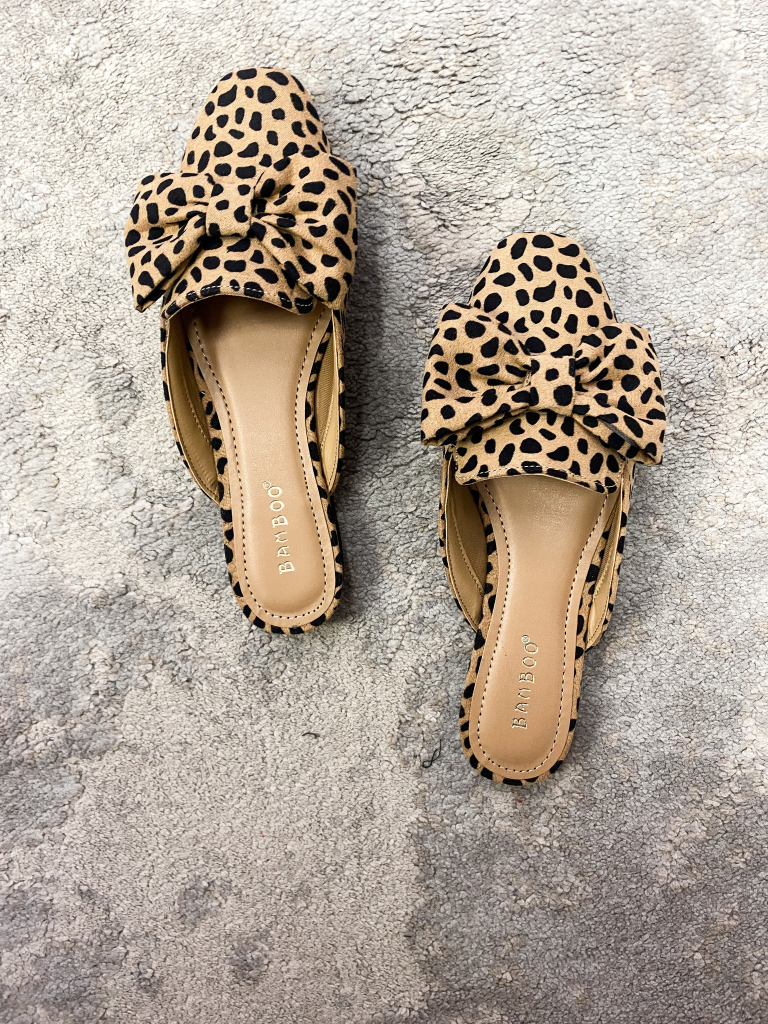 cheetah mule shoes