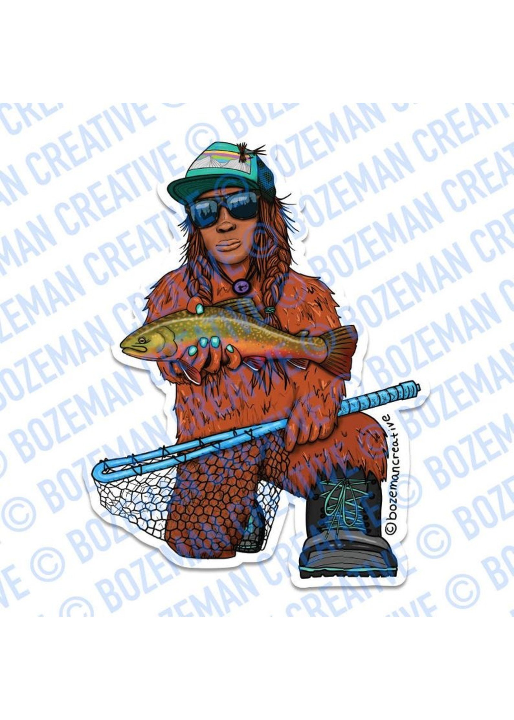 Trouttanna - Montana Trout Fishing Sticker – Bozeman Creative