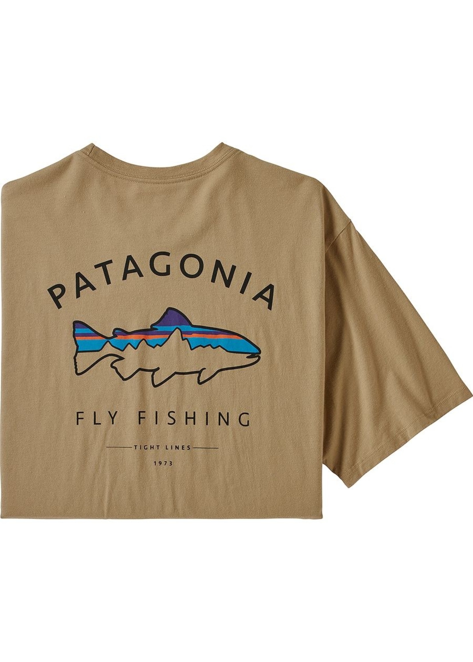 Patagonia Patagonia Mens Framed Fitz Roy Trout Organic T-Shirt