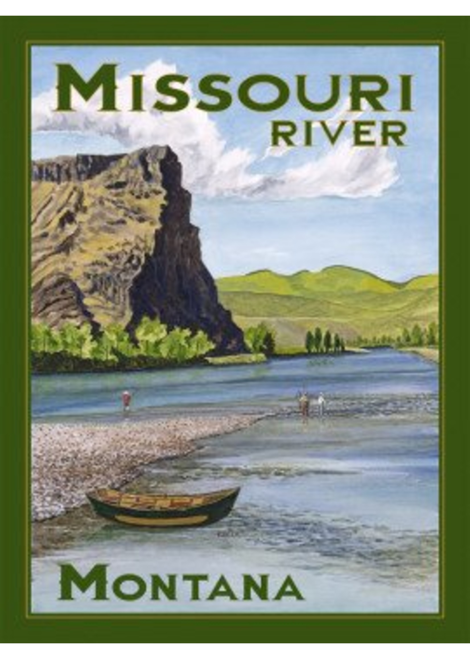 Vintage Style River Posters