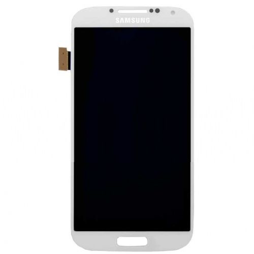 Galaxy S4 Digitizer/LCD, White (With Logo)