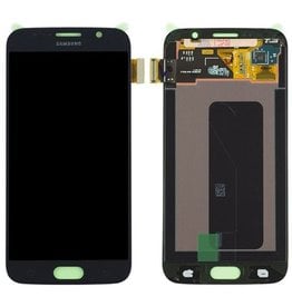 Galaxy S6 Digitizer/LCD, Black Mist with Logo - Premium