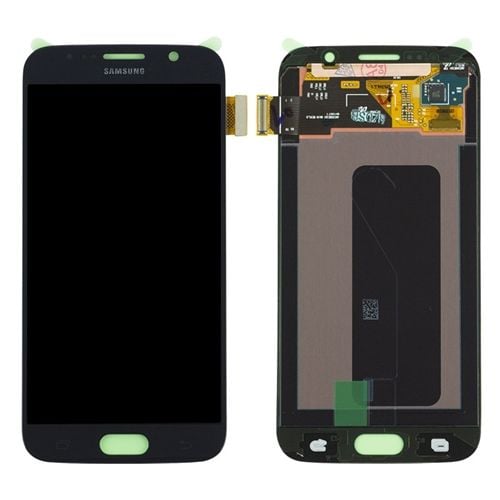 Galaxy S6 Digitizer/LCD, Black Mist with Logo - Premium