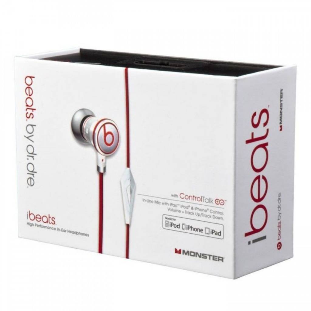 Beats by Dr. Dre iBeats In-Ear Only Headphones - White