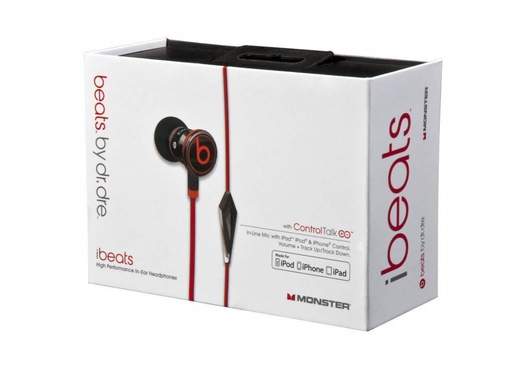 Beats by Dr. Dre iBeats In-Ear Only Headphones - Black