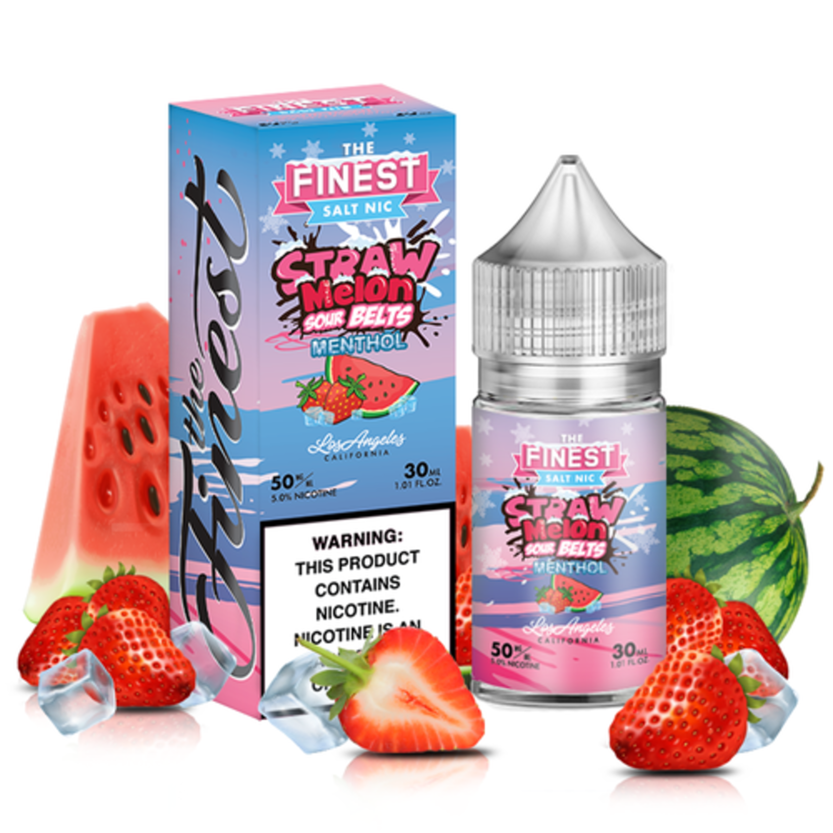 The Finest Straw Melon Sour Menthol - Finest Salt (Discontinued)