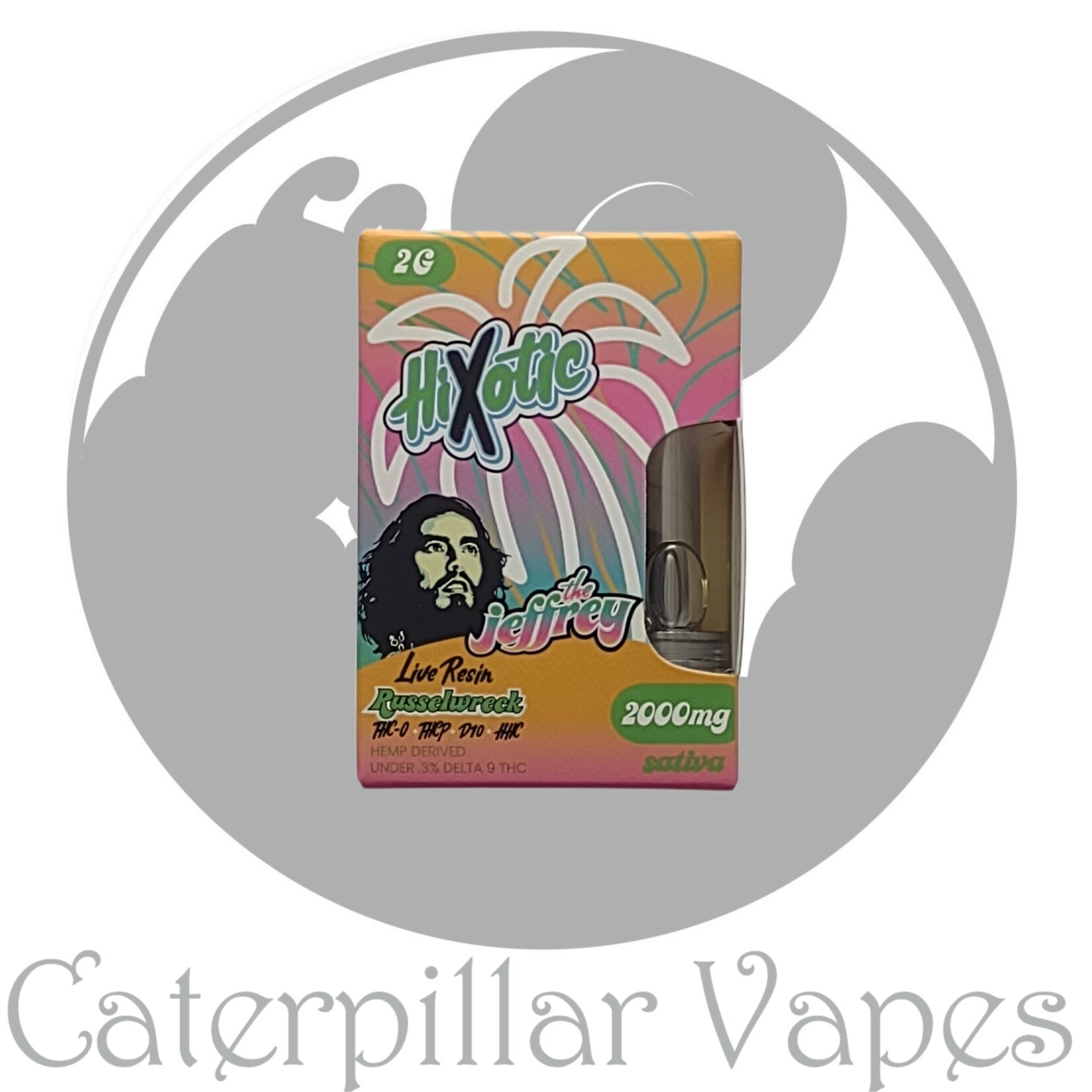 Hixotic HiXotic The Jeffrey Live Resin 2g THC-A, THC-P, D-10, HHC Cartridge