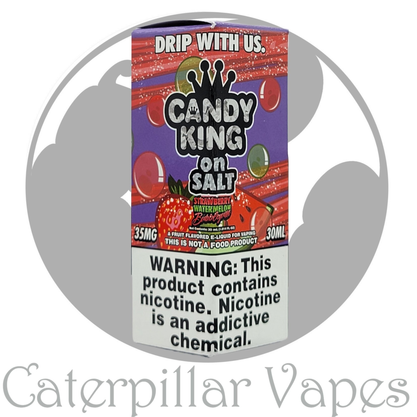 Candy King Strawberry Watermelon - Candy King Salt