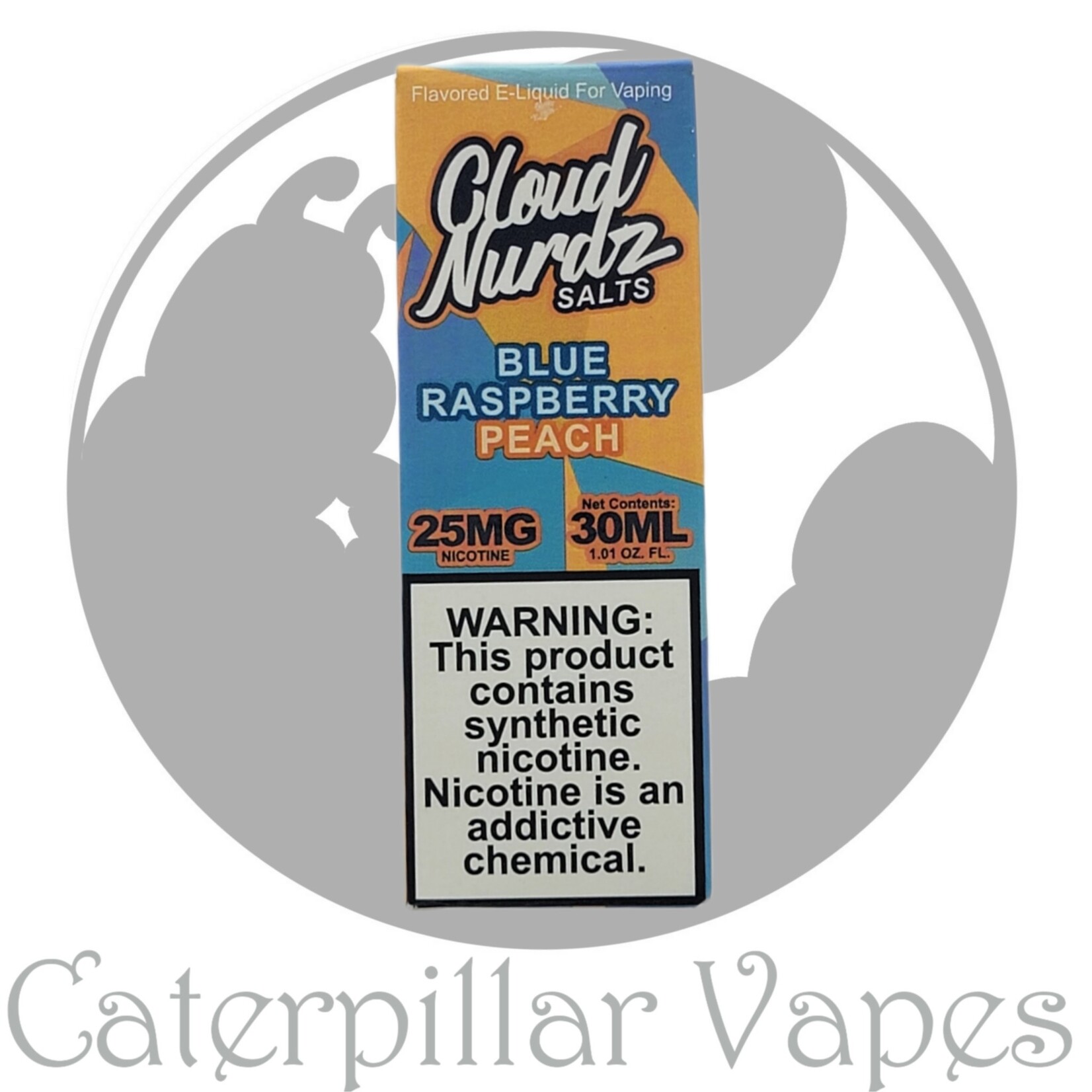 Cloud Nurdz Salt Peach Blue Razz - Cloud Nurdz Salt