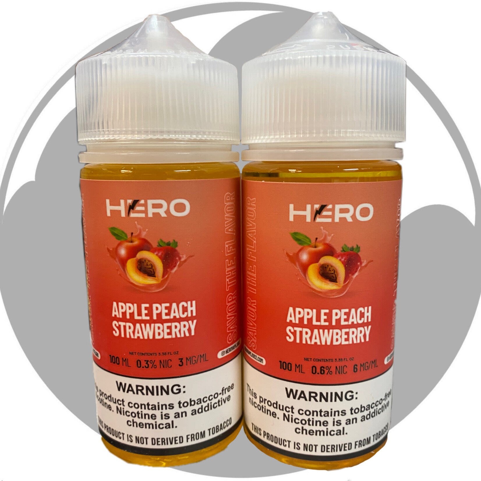 Hero Apple Peach Strawberry - Hero E-Liquid