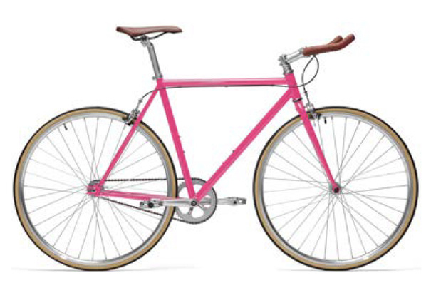 Moose Bicycle Cream Soda, Pink/Chrome, 50cm