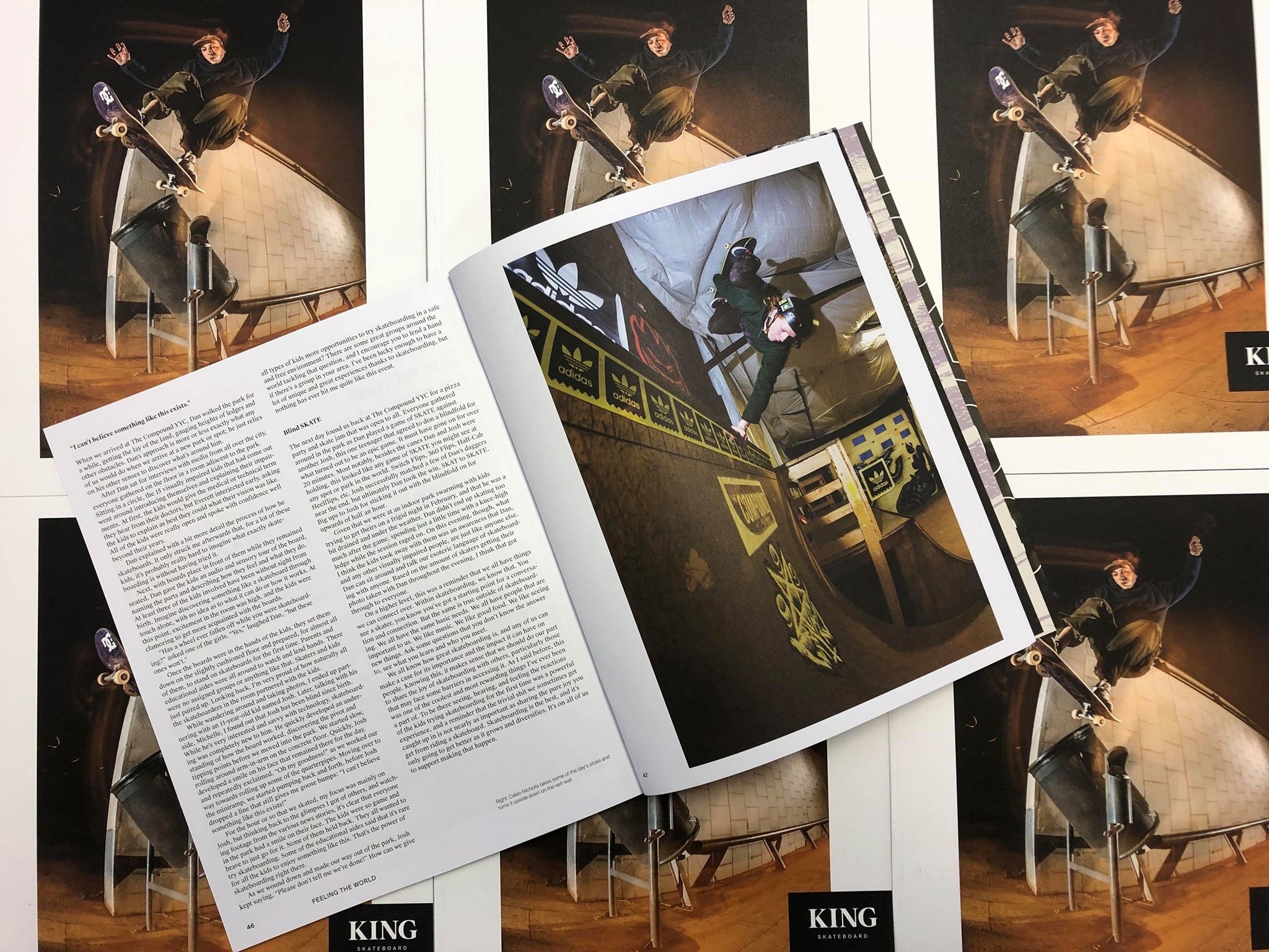 Caleb Nicholls In The New King Skateboard Mag