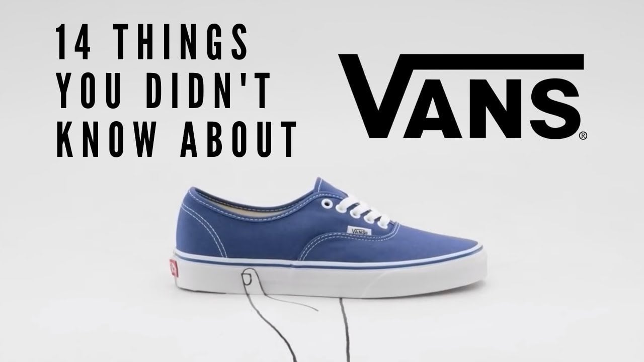 Vans shoes 14 things you didn't know