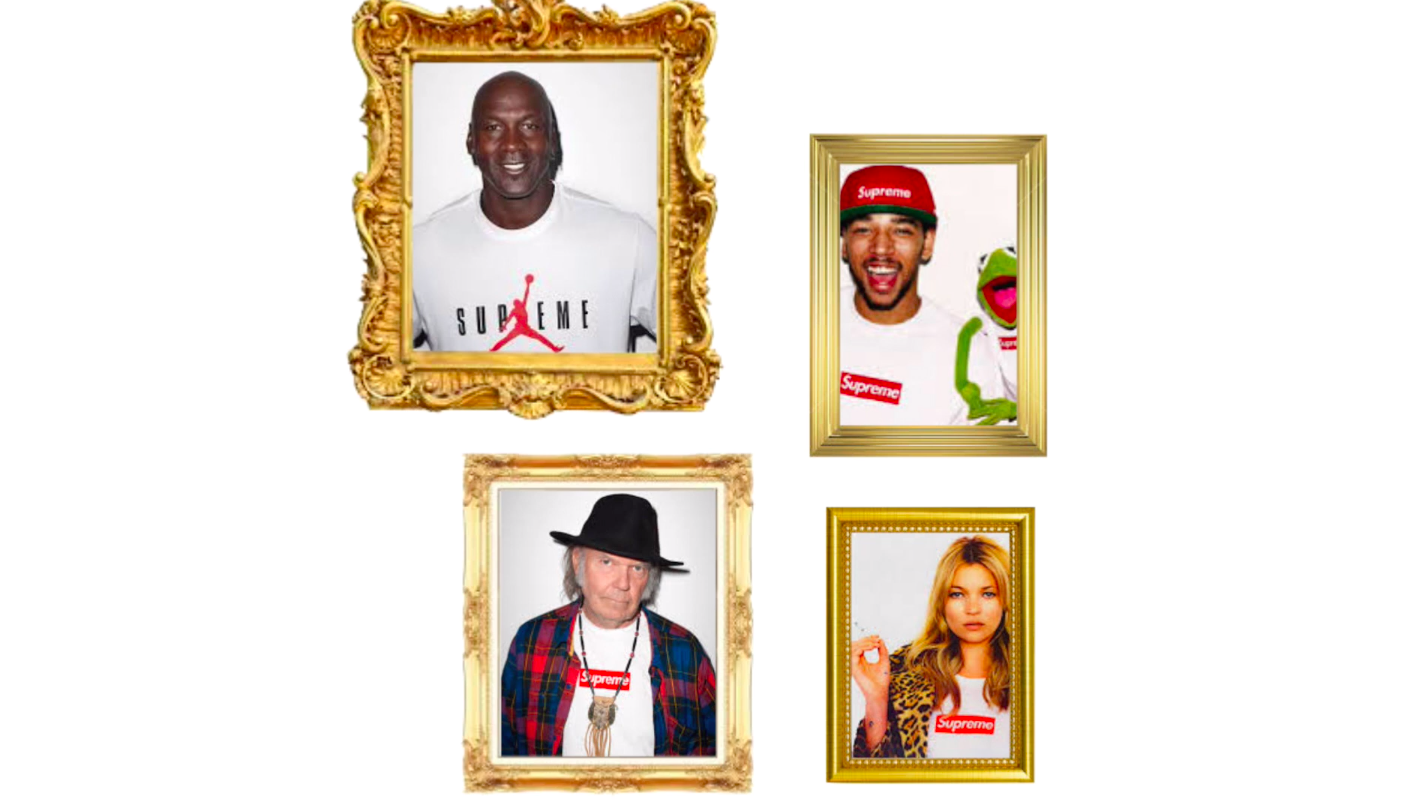 Supreme celebrity collabs