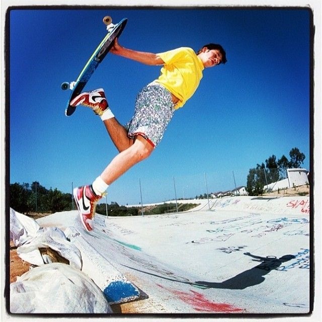 Mark Gonzales skating in Nike shoes