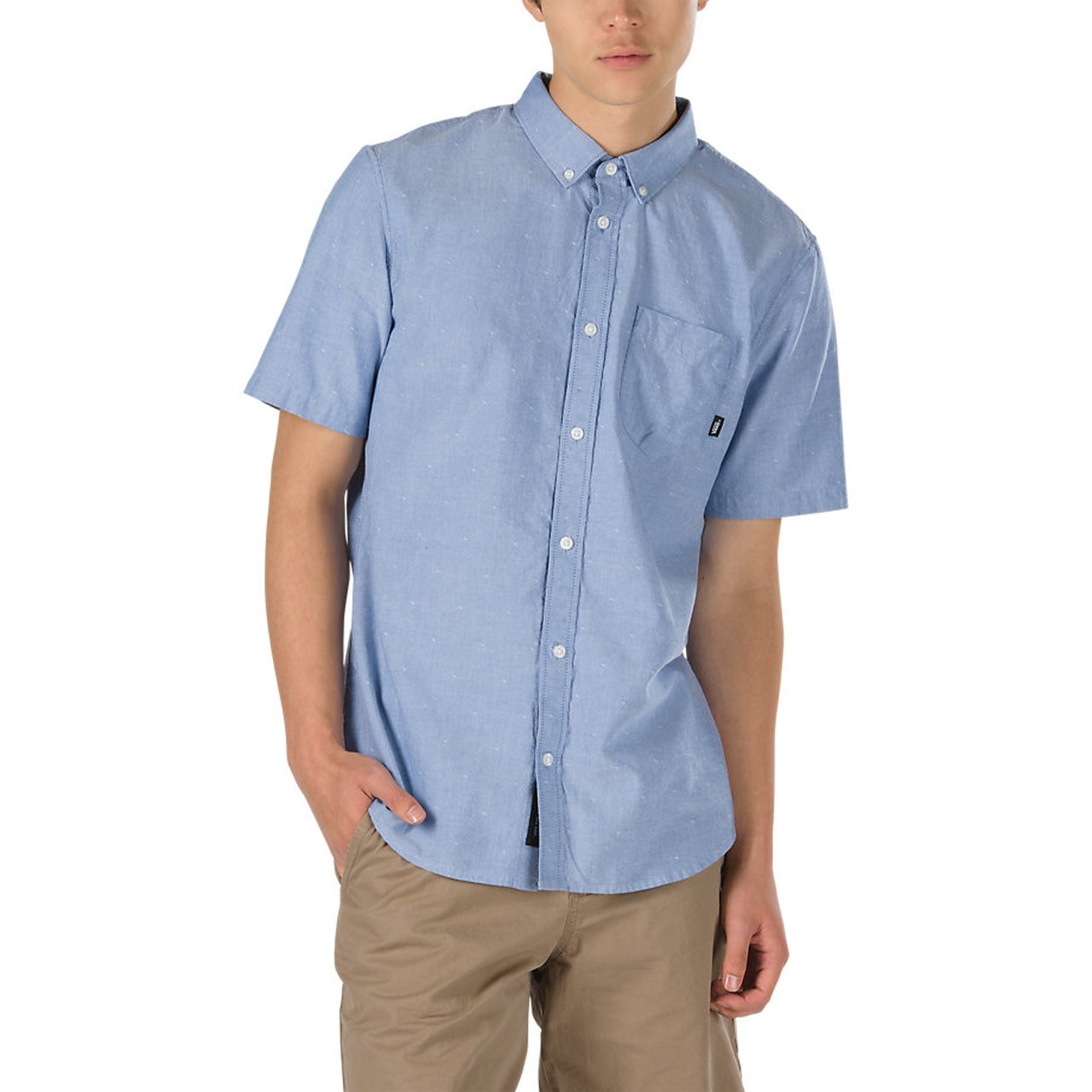 vans short sleeve button up