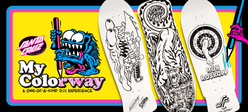 Santa Cruz My Colorway Re-Issue Decks