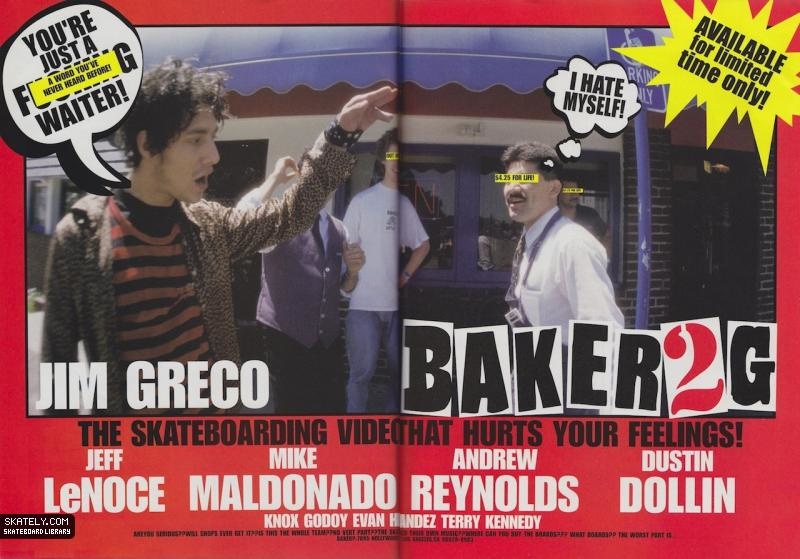 first baker skateboards ad ever