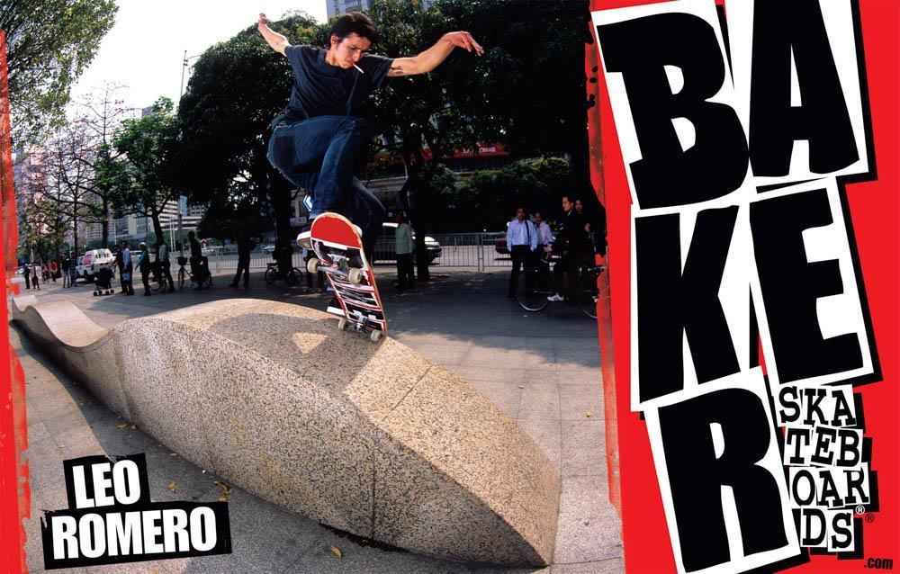 Leo Romero Baker Skateboards pro Ad