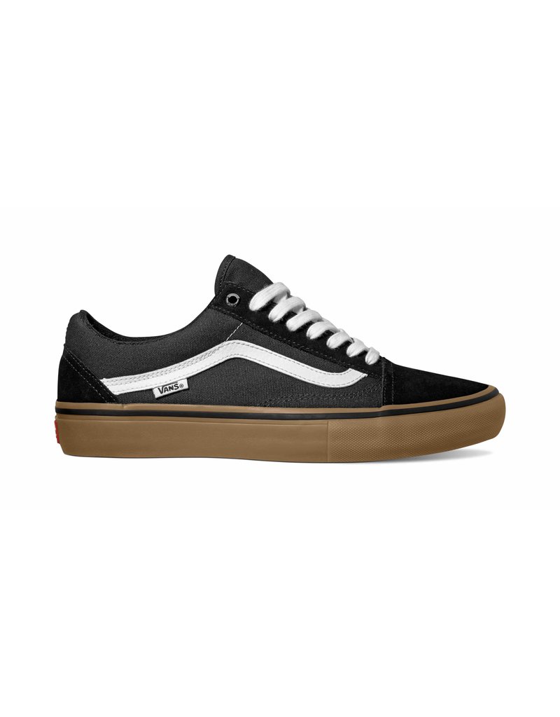 vans old skool pro classic white & black skate shoes