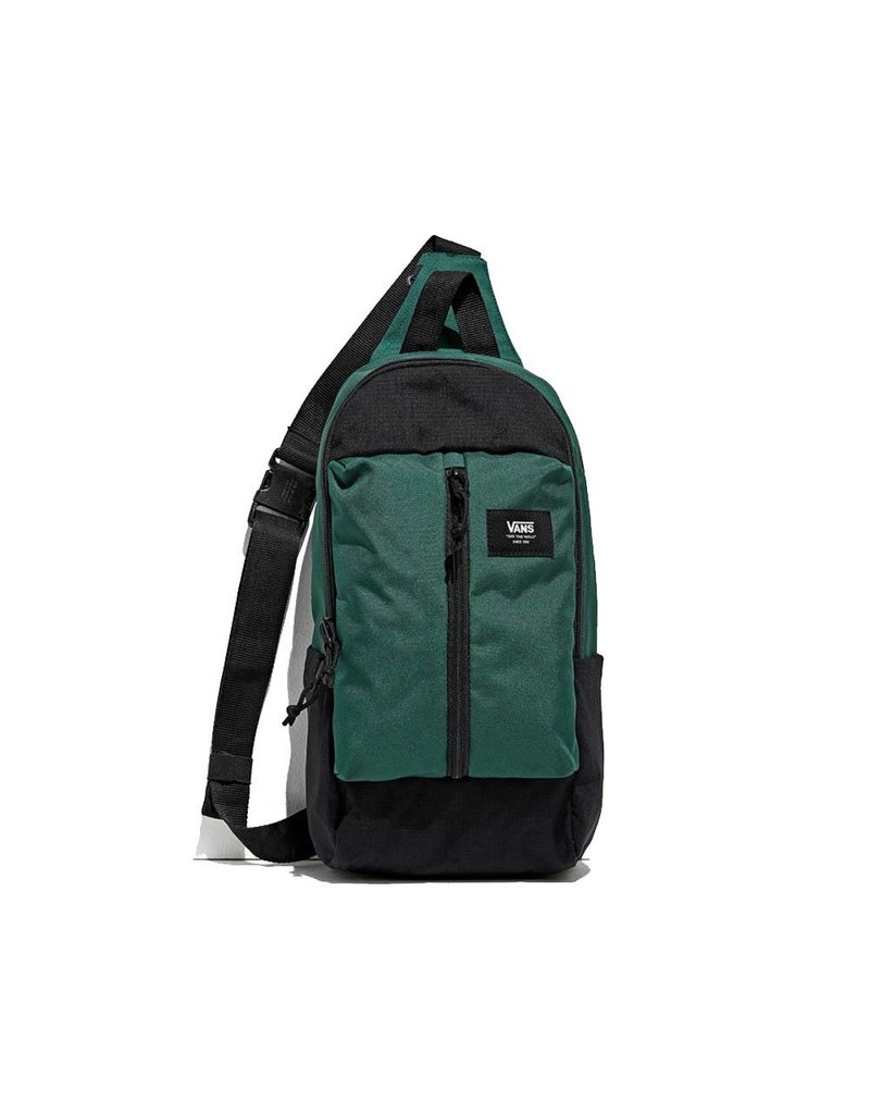 green sling bag