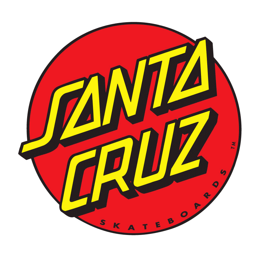 Santa Cruz Skateboards Classic Retro Red Dot Logo 