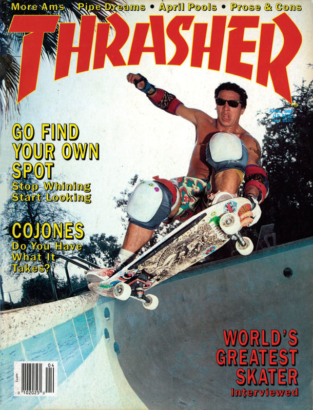 Santa Cruz Skateboarder Magazine Steve Alba cover