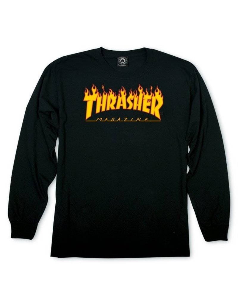 Thrasher Thrasher Flame Logo L/S T-Shirt