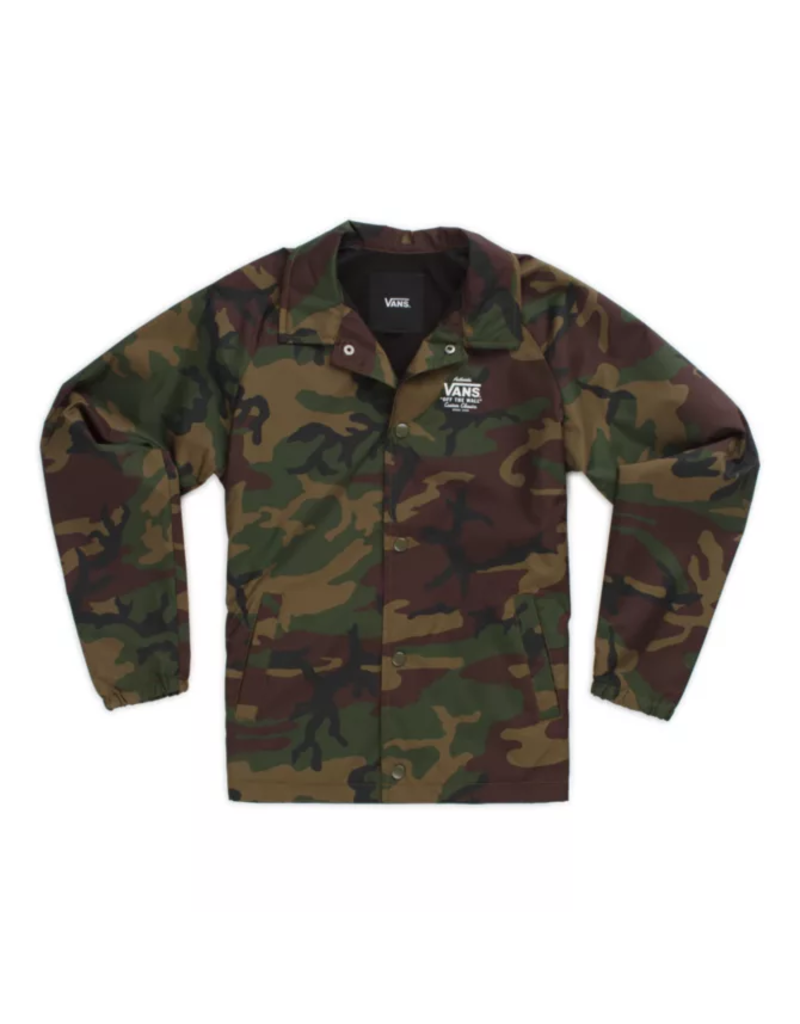 vans camo windbreaker