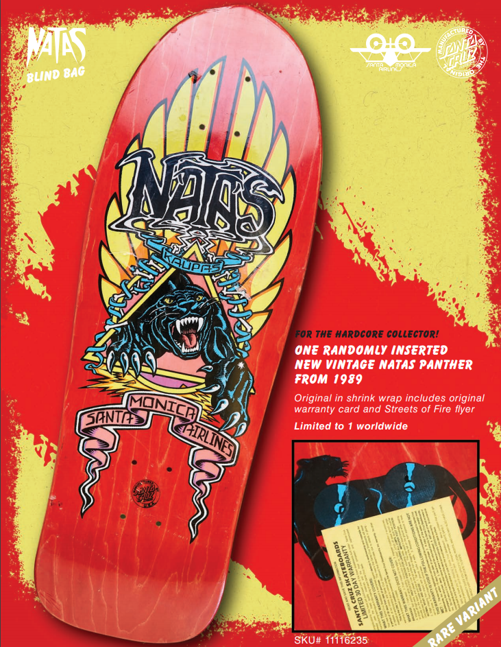 Natas Blind Bag Deck SMA re-issue one of one 1989