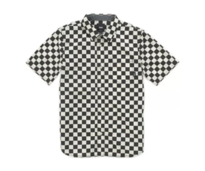 vans black and white checkered shirt
