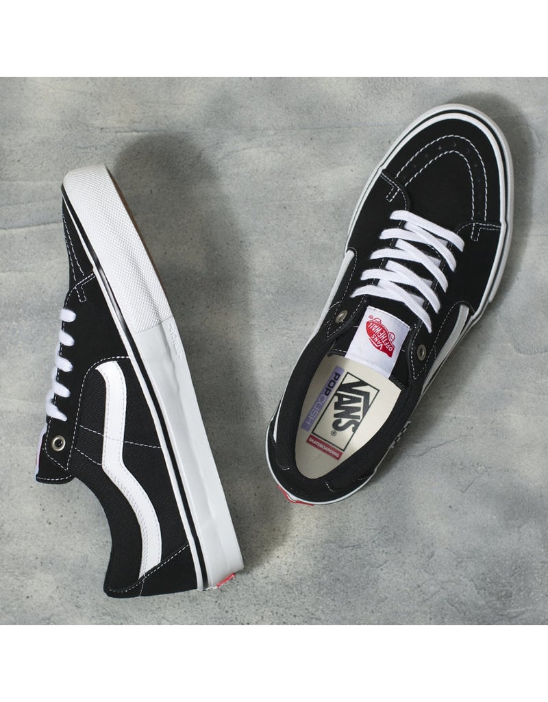 vans sk8 low black and white