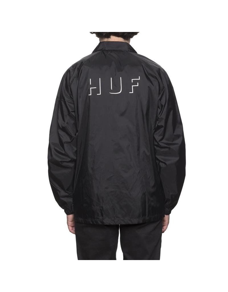 Huf Shadow Coaches Jacket Black - Shredz Shop
