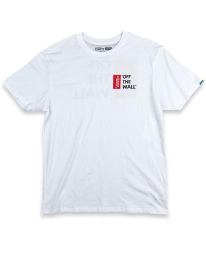 vans off the wall white t shirt