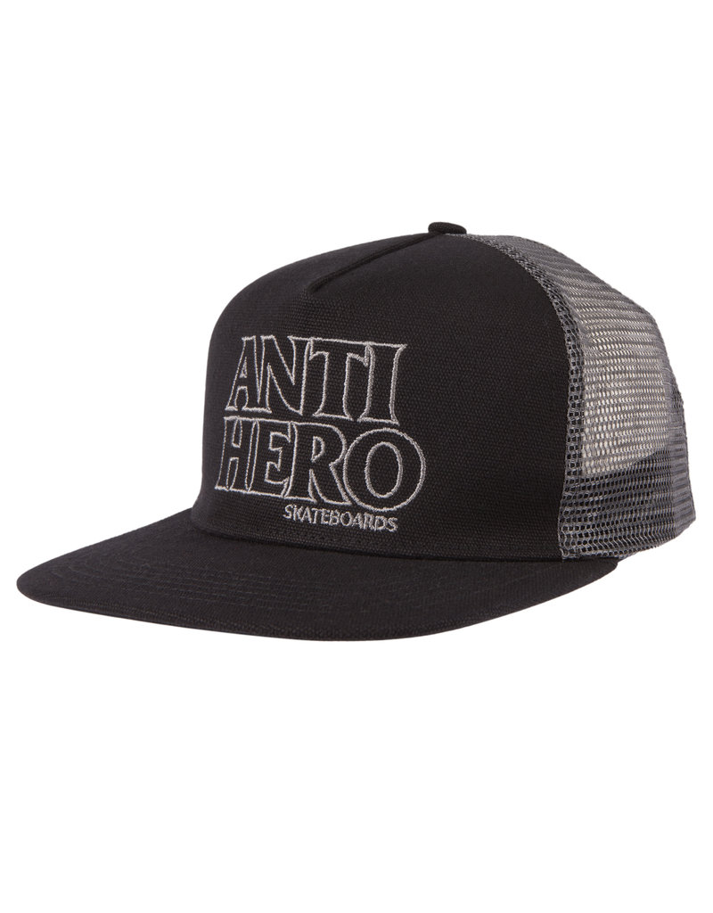 Anti Hero Anti Hero Black Hero Outline Trucker Hat